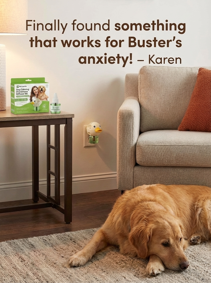 Pet Lumio Dog Calming Diffuser Kit - Starter Pack (1 Diffuser + 2 Refills, 60 Day Supply)